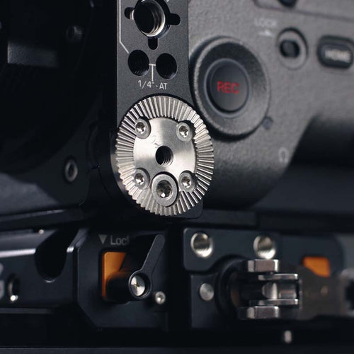 Bright Tangerine Sony VENICE 1 & 2 Split Riser for 15mm Baseplate