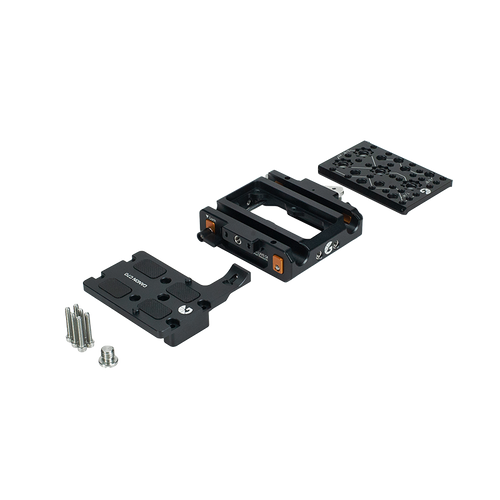 Bright Tangerine LeftField 3 Canon C70 QR Baseplate (Standard)