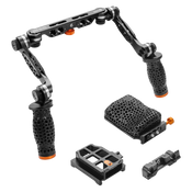Bright Tangerine LeftField 3 KASBAH System - Shoulder Pad + 15mm LWS/19mm Handle Kit