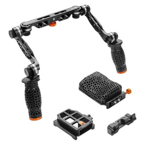 Bright Tangerine LeftField 3 KASBAH System - Shoulder Pad + 15mm LWS/19mm Handle Kit