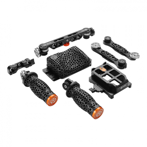Bright Tangerine LeftField 3 KASBAH System - Shoulder Pad + 15mm LWS/19mm Handle Kit