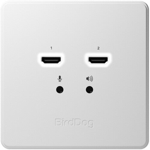 BirdDog Wallplate Dual Output (Note: Does Not Currently Decode NDI HX|HX2|HX3 Feeds)