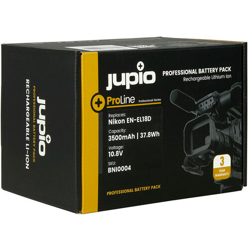 Jupio Nikon ProLine EN-EL18D 10.8V 3500mAh Camera Battery