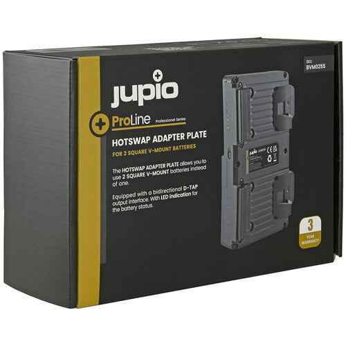 Jupio ProLine V-Mount Adapter Plate for 2 x Sony NP-F Series