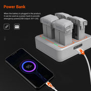 CYNOVA 5 in 1 Two-Way Charging Hub For Mini 3 Pro
