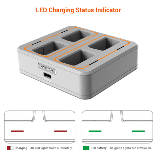 CYNOVA 5 in 1 Two-Way Charging Hub For Mini 3 Pro