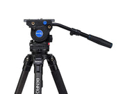 Benro C373F Series 3 Carbon Fiber Video Tripod and BV4 Head