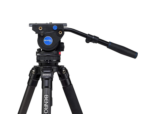 Benro C373F Series 3 Carbon Fiber Video Tripod and BV4 Head