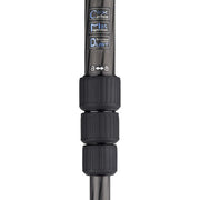 Benro C3883 Reverse-Folding Carbon Fiber Travel Tripod with S6Pro Fluid Video Head