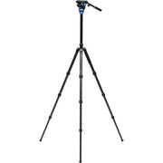 Benro C3883 Reverse-Folding Carbon Fiber Travel Tripod with S6Pro Fluid Video Head