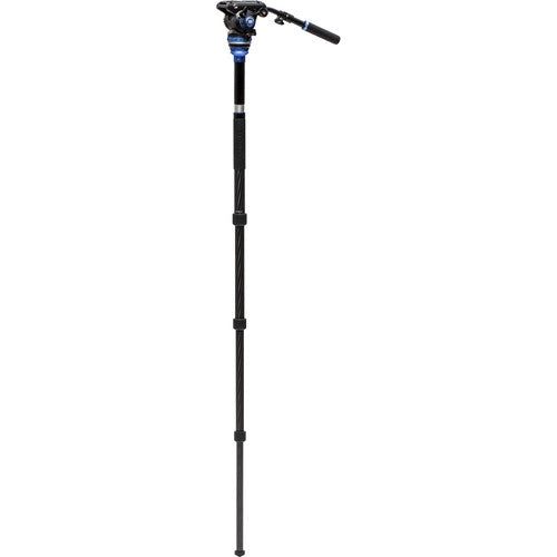Benro C3883 Reverse-Folding Carbon Fiber Travel Tripod with S6Pro Fluid Video Head