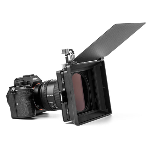 NiSi Cinema C5 Matte Box Cinema Kit (Matte Box, VND 1-5 Stops, Rotating PL, 4 Stop ND, Black Mist 1/8, Adaptors and Pouch)