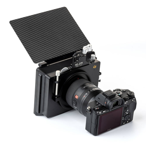 NiSi Cinema C5 Matte Box Cinema Kit (Matte Box, VND 1-5 Stops, Rotating PL, 4 Stop ND, Black Mist 1/8, Adaptors and Pouch)