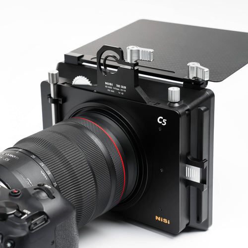 NiSi Cinema C5 Matte Box Cinema Kit (Matte Box, VND 1-5 Stops, Rotating PL, 4 Stop ND, Black Mist 1/8, Adaptors and Pouch)