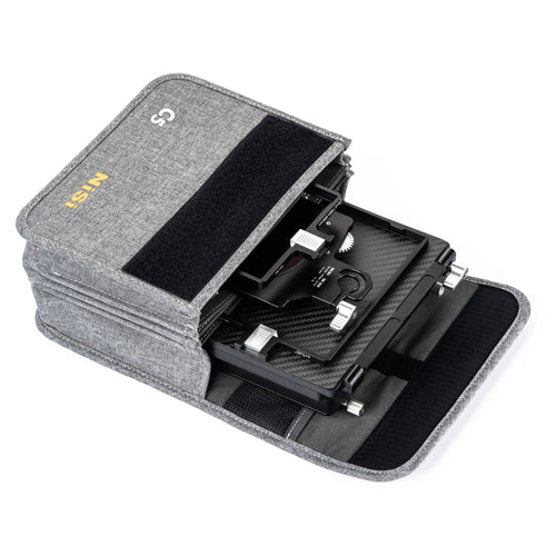 NiSi Cinema C5 Matte Box Cinema Kit (Matte Box, VND 1-5 Stops, Rotating PL, 4 Stop ND, Black Mist 1/8, Adaptors and Pouch)