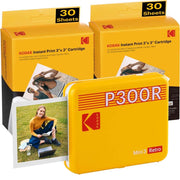 Kodak Instant Mini 3 Retro Cartridge Bundle -  Yellow