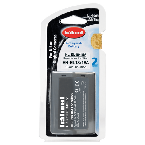 Hahnel EN-EL18 2550mAh 10.8V Battery for Nikon