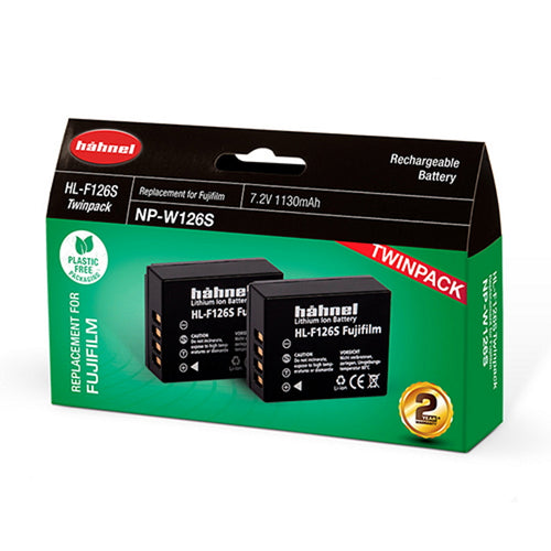 Hahnel Digital Still battery HL-F126S Twin Pack for Fujifilm 1130mAh 7.2 V