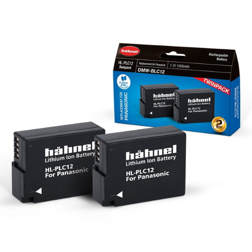 Hahnel Digital Still battery HL-PLC12 Twin Pack for Pana 1000mAh 7.2V