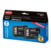 Hahnel Digital Still battery HL-PLF19 Twin Pack for Pana 1970mAh 7.2V