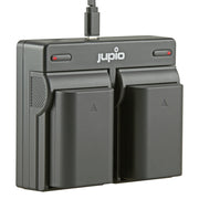 Jupio Kit: 2 x Jupio Olympus BLX-1 Batteries & Dual Charger Kit