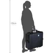 HPRC 2700 - Hard Resin Case Empty (Black) with Blue Trim