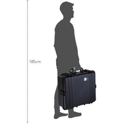 HPRC 2700 - Hard Resin Case Empty (Black) with Blue Trim