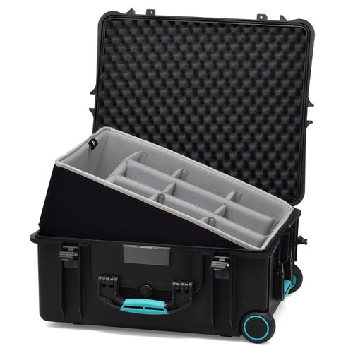 HPRC 2700W - Hard Case with Wheels & Second Skin Divider (Black)