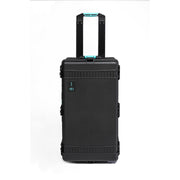HPRC 2745W - Wheeled Hard Case with Cubed Foam (Black) KIT with 4x Stainless Steel Clips