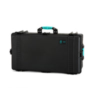 HPRC 2745W - Wheeled Hard Case Empy (Black) Kit with 4x Stainless Steel Clips