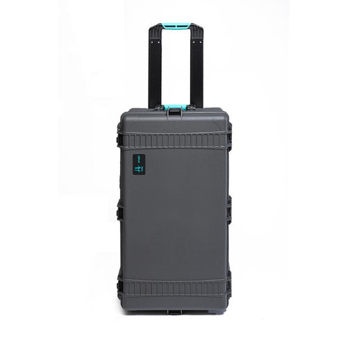 HPRC 2745W - Wheeled Hard Case Empy (Grey) KIT with 4x Stainless Steel Clips