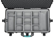 HPRC 2745W - Wheeled Hard Case w/ Second Skin Liner & Dividers - Black