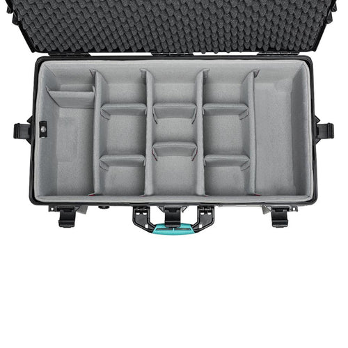 HPRC 2745W - Wheeled Hard Case w/ Second Skin Liner & Dividers - Black