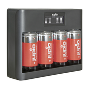 Jupio All-In-One (AA/AAA/C/D/9V) USB Charger & LCD Screen