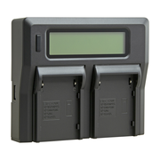 Jupio Dedicated Duo Charger with LCD for Canon BP-955/975 Batteries for Red Komodo
