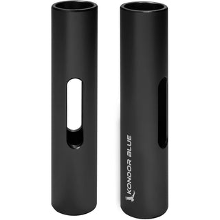 Kondor Blue 7.6cm (3") PPSH 15mm Rod (Threaded Raven Black) - 2 Pack