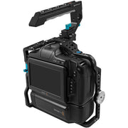 Kondor Blue BMPCC 6K Pro Battery Grip Cage with Top Handle (Raven Black)