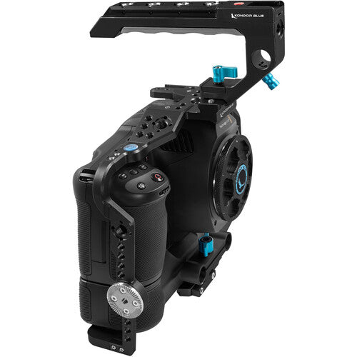 Kondor Blue BMPCC 6K Pro Battery Grip Cage with Top Handle (Raven Black)