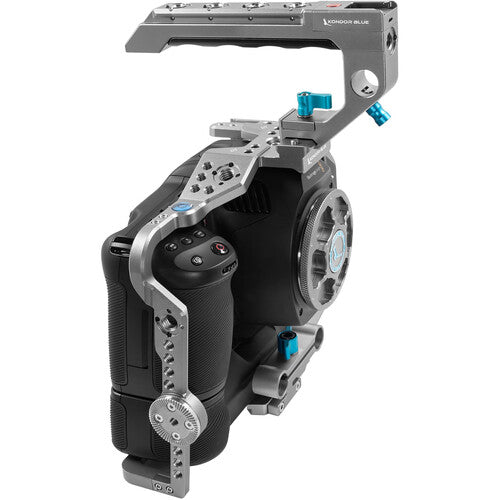 Kondor Blue BMPCC 6K Pro Battery Grip Cage with Top Handle (Space Gray)