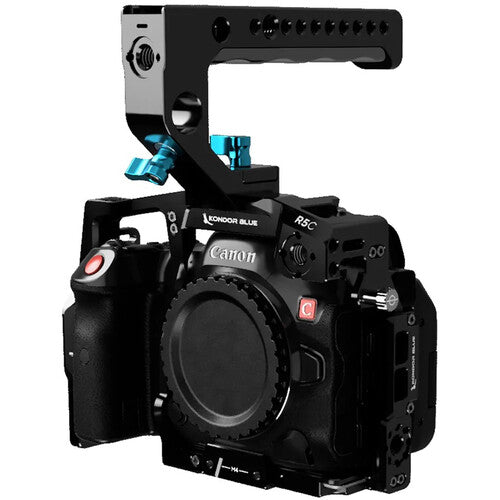 Kondor Blue Canon R5C Cine Cage with Top Handle (Raven Black)