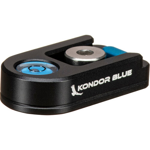 Kondor Blue Bubble Level Cold Shoe with Safety Release (Black)
