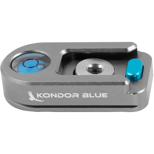 Kondor Blue Bubble Level Cold Shoe with Safety Release (Space Gray)