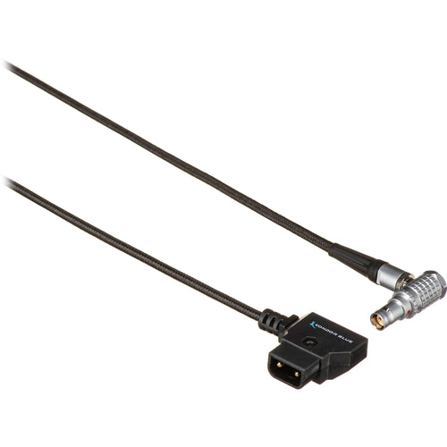 Kondor Blue DTAP to RED Komodo (FGJ.0B.302.CLLD52) Braided Cable RIGHT ANGLE (Black)
