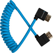 Kondor Blue Right Angle Full HDMI Cable For On-Camera Monitors 30cm-60cm (12