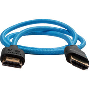 Kondor Blue Long 4K HDMI 2.0 Braided Cable Blue - 60.96cm (2 Feet)