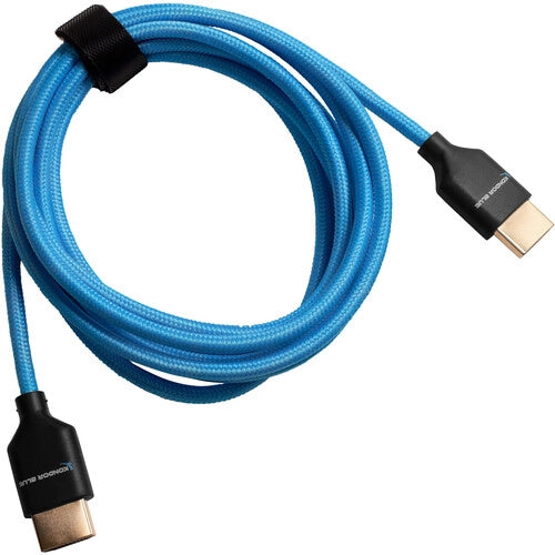 Kondor Blue Long 4K HDMI 2.0 Braided Cable Blue - 213cm (7 Feet)