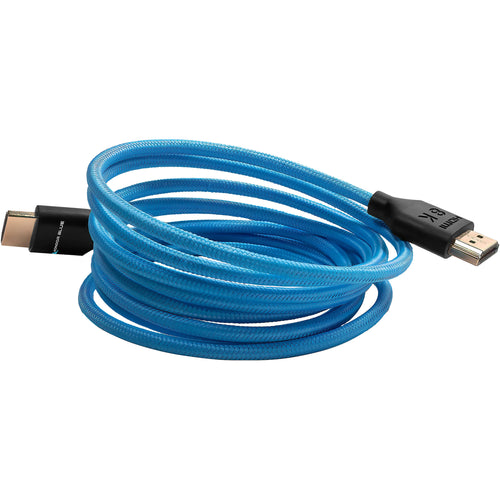 Kondor Blue Long 4K HDMI 2.0 Braided Cable Blue - 213cm (7 Feet)