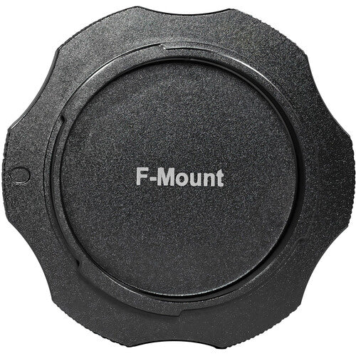 Kondor Blue Nikon F Cine Cap - Metal Body Cap for Camera Lens Port (Black)