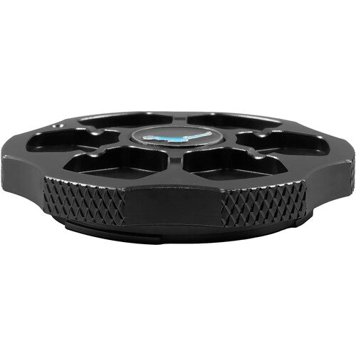 Kondor Blue Nikon F Cine Cap - Metal Body Cap for Camera Lens Port (Black)
