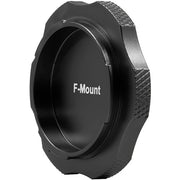 Kondor Blue Nikon F Cine Cap - Metal Body Cap for Camera Lens Port (Black)